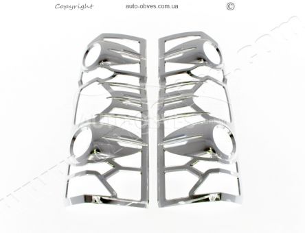 Leg pads VW Crafter chrome plastic фото 2