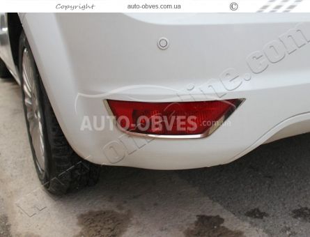 Накладки на задні рефлектори Ford Focus II hb 2008-2011 фото 3