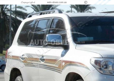 Накладки на зеркала Toyota Land Cruiser 200 2008-2012 фото 4
