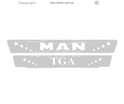 MAN TGA radiator grille overlays - type: set photo 0