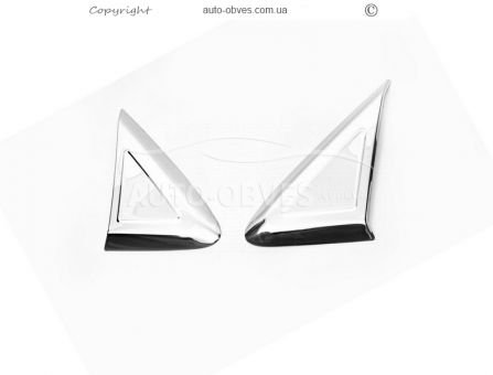 Накладки на дефлектори вікон Mercedes Sprinter w907 2018-... - тип: нержавійка фото 0