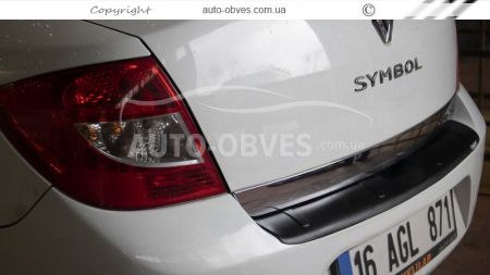 Накладка на задний бампер Dacia Logan III 2013-... фото 4