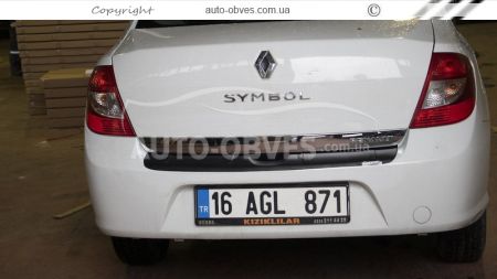 Накладка на задний бампер Dacia Logan III 2013-... фото 6
