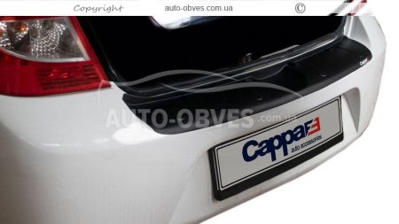 Накладка на задний бампер Dacia Logan III 2013-... фото 2