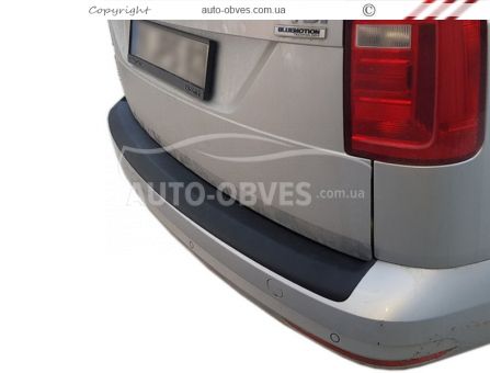Накладка на задній бампер Volkswagen Caddy 2015-2020 фото 2