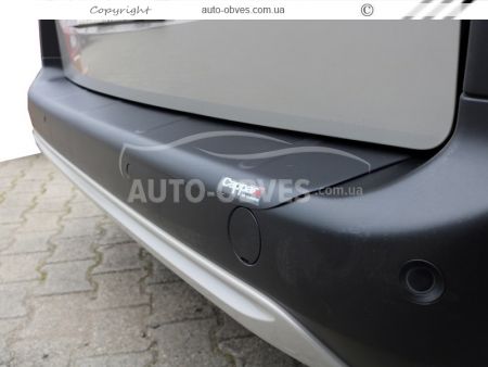Накладка на задний бампер Peugeot Partner Tepee 2015-2018 фото 6