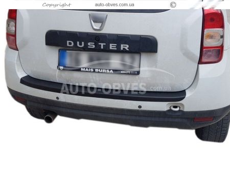 Накладка на задний бампер Renault Duster 2008-2017 фото 2