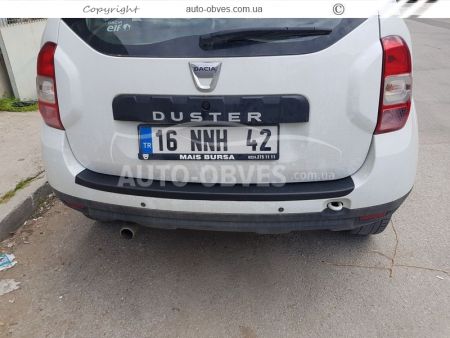 Накладка на задній бампер Dacia Duster 2008-2017 фото 3