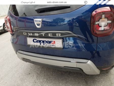 Накладка на задній бампер Renault Duster 2018-... фото 5