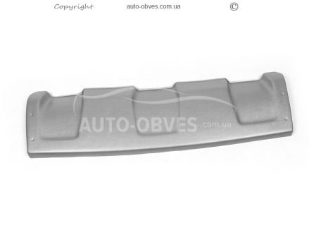 Cover on the front bumper of Renault Duster 2010-2017 - type: abs, gray фото 1