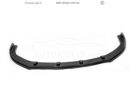 Cover on the front bumper of Toyota Corolla 2013-2019 - type: black фото 1