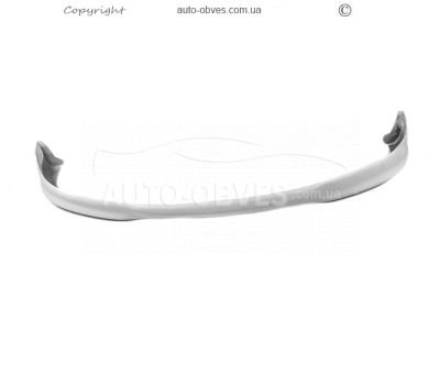 Front bumper overlay Fiat Doblo 2010-2015-... - type: lower skirt, for painting фото 2