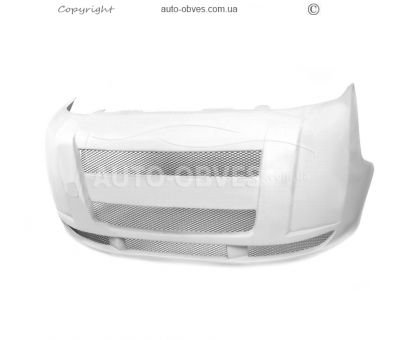 Front bumper cover Peugeot Bipper 2008-... - type: v1 for painting фото 0