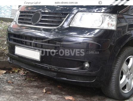Cover on the front bumper Volkswagen T5 2010-2015 - type: sport v1 for painting фото 3