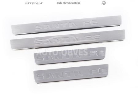 Door sills Hyundai Santa Fe, 4pcs фото 1