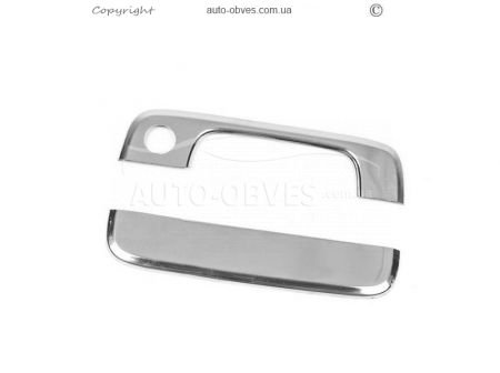 Rear handle pad Peugeot Partner, stainless steel фото 1