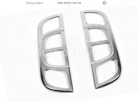 Leg pads Citroen Nemo, Peugeot Bipper stainless steel 2 pcs фото 1