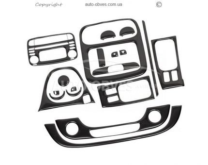 Dashboard decor Nissan NV300 2016-2021 - type: stickers фото 2