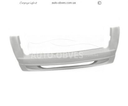 Rear bumper cover one-piece Fiat Fiorino, Qubo 2008-… - type: paintable фото 2