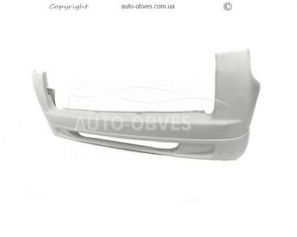Rear bumper cover one-piece Fiat Fiorino, Qubo 2008-… - type: paintable фото 0