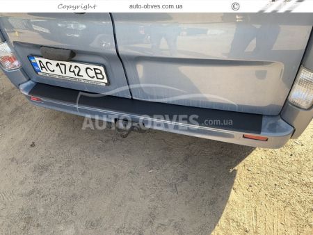 Rear bumper pad Renault Trafic 2001-2014 - type: abs фото 2