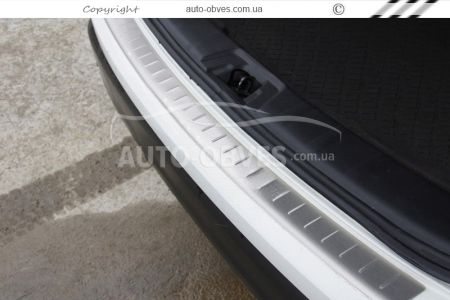 Накладка на задній бампер Nissan Qashqai 2014-2017 фото 2