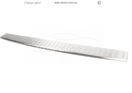 Rear bumper pad Mercedes Vito, V-class 2014-2022, stainless steel фото 0