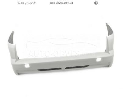 Rear bumper pad Fiat Doblo II 2005-2012 - type: paintable фото 2