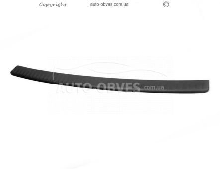 Cover for rear bumper with bend Volkswagen T5 Caravelle 2004-2010 - type: abs plastic фото 1