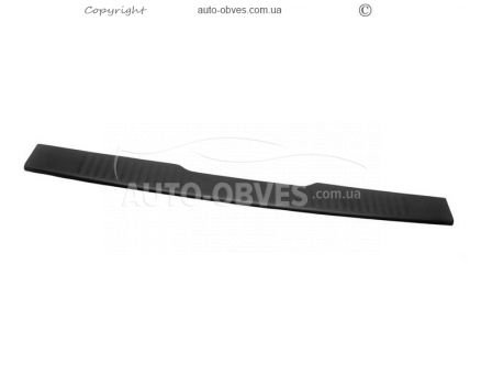 Накладка на задний бампер с загибом Mercedes Viano 2003-2014 - тип: abs пластик фото 2
