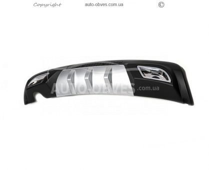 Накладка на задний бампер Chevrolet Cruze 2009-2016 - тип: niken sd v2 фото 0