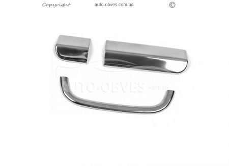 Pad on the rear handle Mercedes Vito, Viano stainless steel фото 1