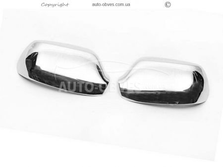 Накладки на дзеркала Mazda 3 - тип: нержавійка фото 1