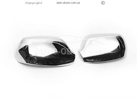 Накладки на зеркала Mazda 3 нержавейка фото 0