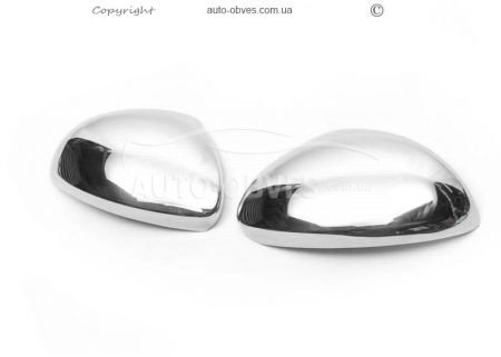 Covers for mirrors Seat Alhambra 2010-... stainless steel фото 2