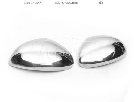 Covers for mirrors Seat Alhambra 2010-... stainless steel фото 0