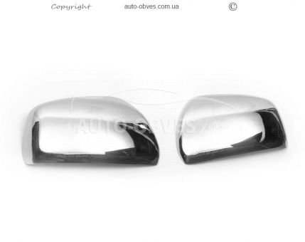 Covers for mirrors Chery Tiggo, stainless steel фото 0