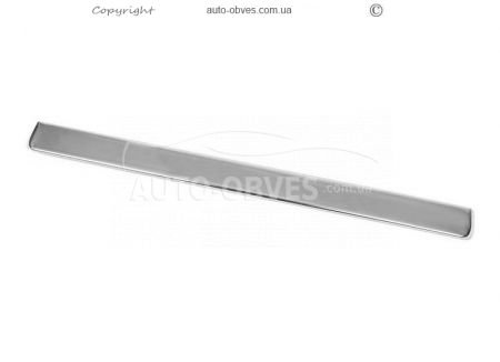 Cover plate above Mercedes Sprinter number plate stainless steel фото 2