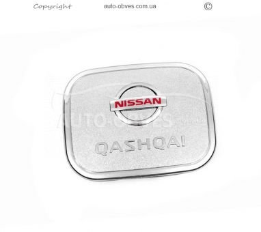 Nissan Qashqai 2014-2021 gas tank cover cover - type: plastic фото 1