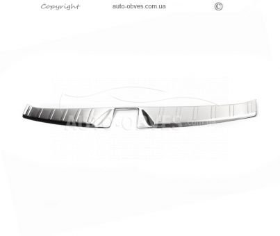 Mitsubishi ASX 2013-2020 trunk lid cover - type: stainless steel фото 0