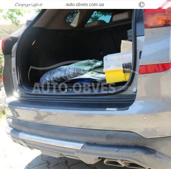 Накладка на задний бампер Hyundai Tucson TL 2019-2021 - тип: abs фото 2