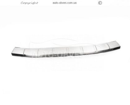 Cover on the rear bumper Volvo XC60 2013-2015 - type: stainless steel фото 1