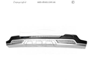 Накладка на задній бампер Kia Sorento UM 2015-2020 - тип: v2 фото 0
