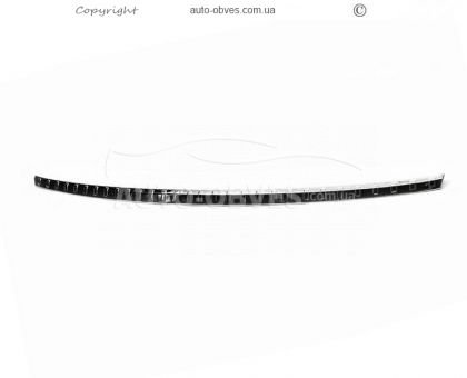 Cover on the rear bumper Kia Sorento 2015-2020 - type: stainless steel фото 0