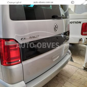 Cover on the VW T6 trunk lid - type: plastic фото 1