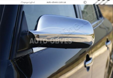 Накладки на зеркала Volkswagen Bora нержавейка фото 3