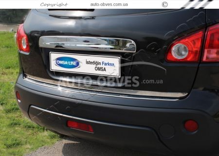 Trim over the number on the trunk lid for Nissan Qashqai фото 2