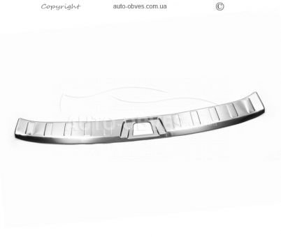 Rear threshold overlay Nissan Qashqai 2014-2021 фото 1