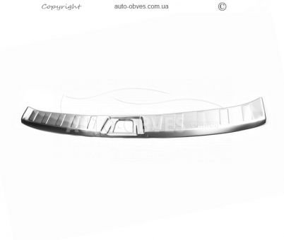 Rear threshold overlay Nissan Qashqai 2014-2021 фото 0