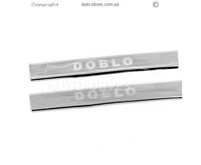 Door sills Fiat Doblo 2001-2012 - type: V3, 2 pcs фото 1